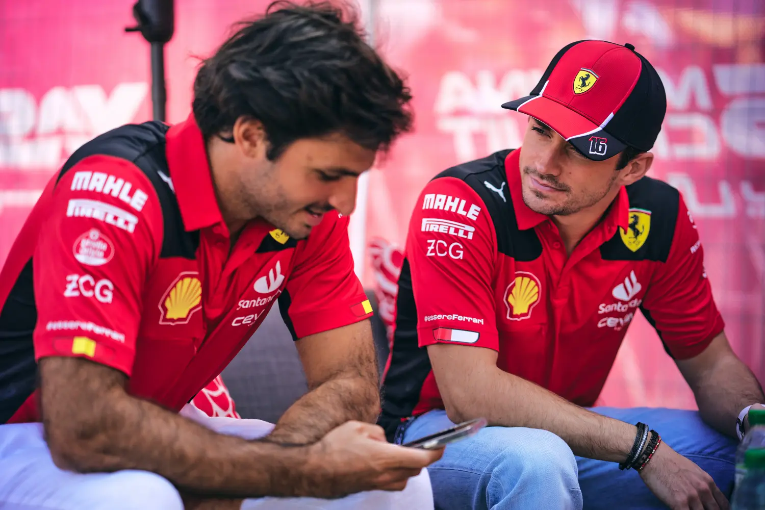 Carlos Sainz i Charles Leclerc - Scuderia Ferrari / © Scuderia Ferrari