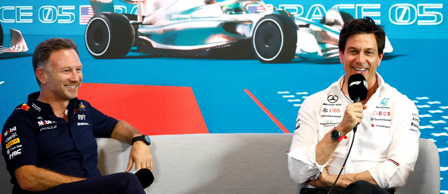 Christian Horner i Toto Wolff / © Getty Images / Red Bull Content Pool Christian Horner i Toto Wolff / © Getty Images / Red Bull Content Pool