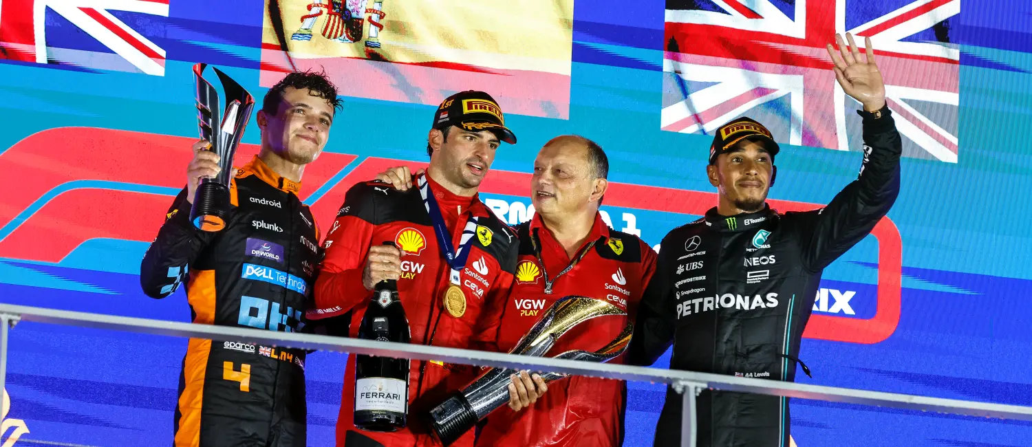 Podium Grand Prix Singapuru / © Pirelli Motorsport
