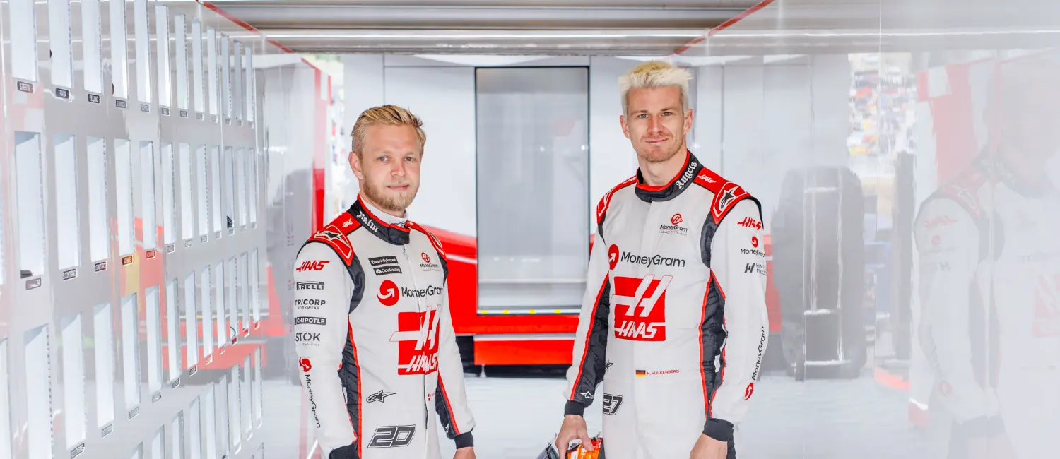 Kevin Magnussen i Nico Hulkenberg - MoneyGram Haas F1 Team / © MoneyGram Haas F1 / LAT Photo