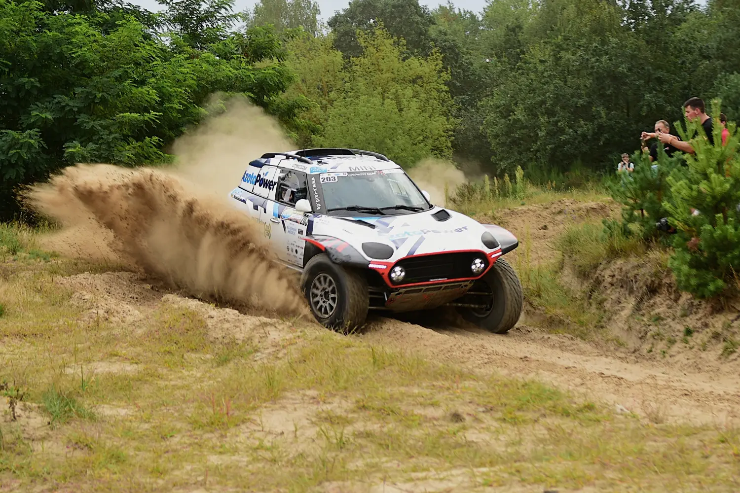 Krzysztof Hołowczyc i Łukasz Kurzeja - MINI John Cooper Works Rally / © Bartek Bakalarczyk