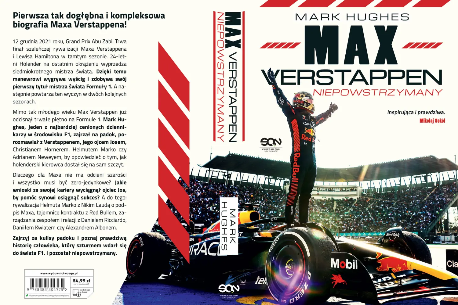 „Max Verstappen. Niepowstrzymany” / © Wydawnictwo SQN