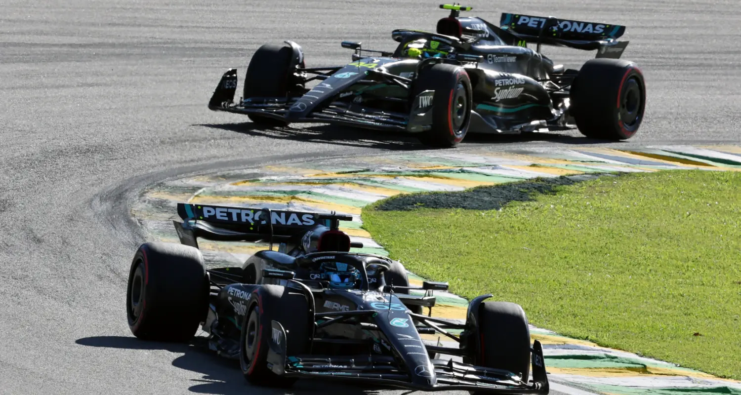 George Russell i Lewis Hamilton - Mercedes-AMG Petronas Formula One Team / © Mercedes-AMG Petronas Formula One Team / LAT Images