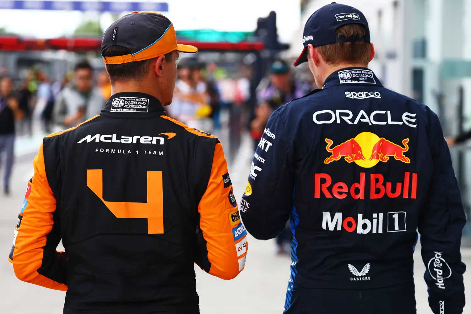 Lando Norris i Max Verstappen / © Getty Images / Red Bull Content Pool