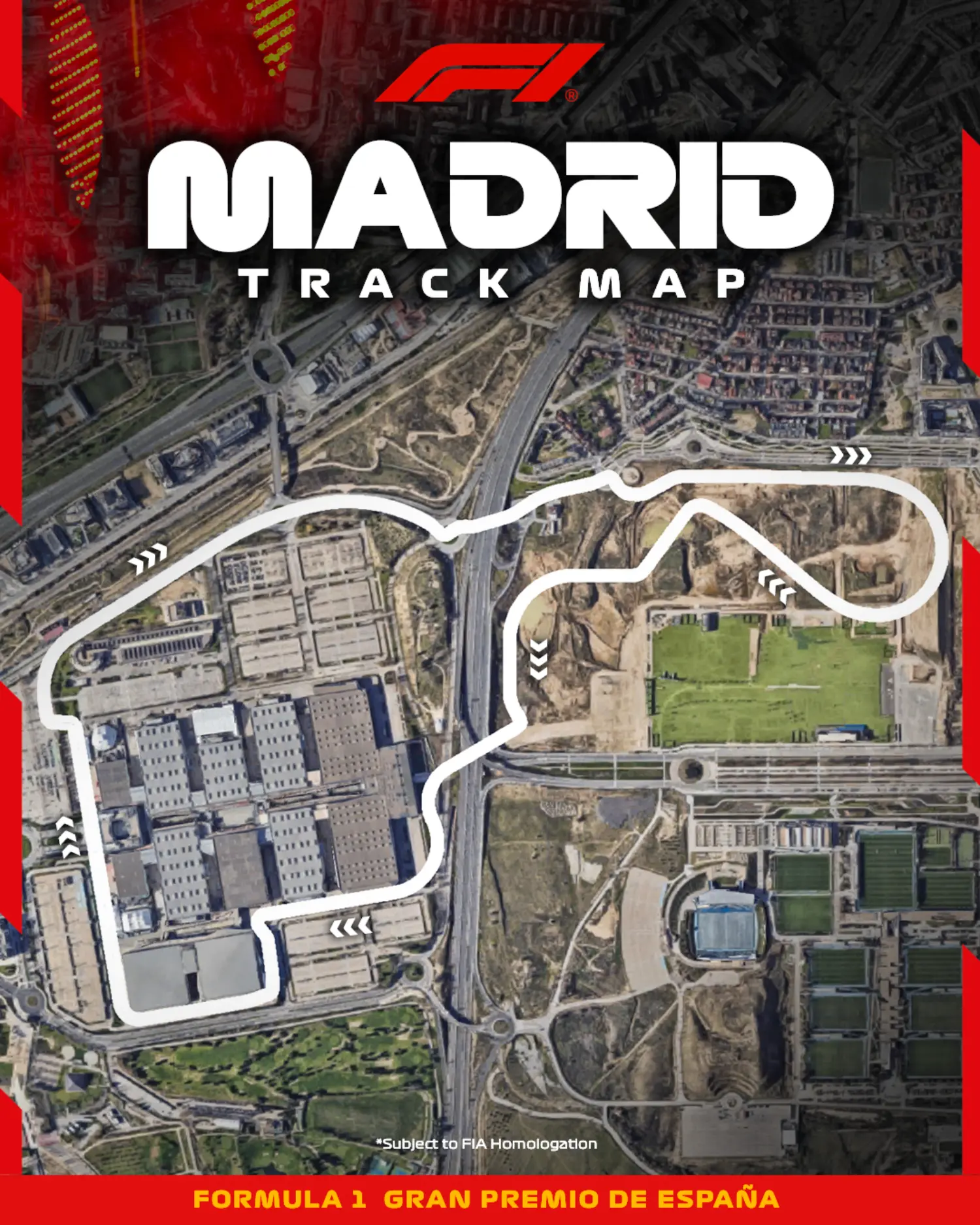 Przebieg toru w Madrycie / © Formula 1