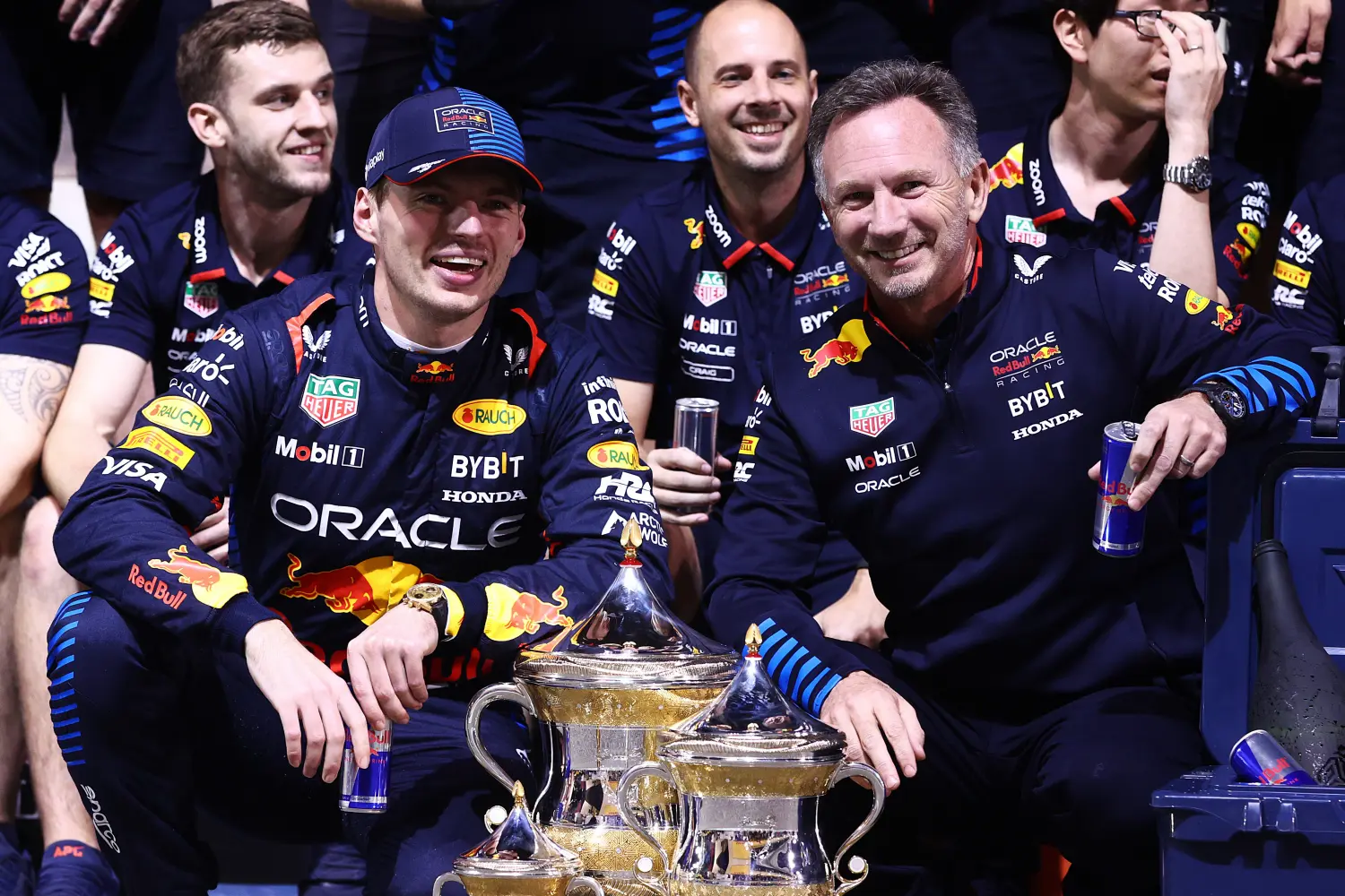 Max Verstappen i Christian Horner - Oracle Red Bull Racing / © Getty Images / Red Bull Content Pool