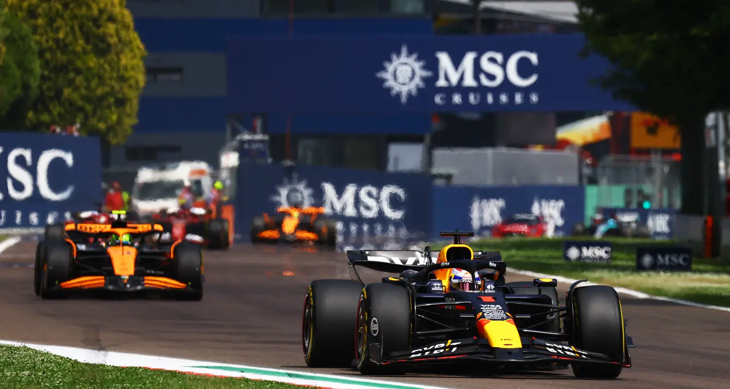 Max Verstappen - Oracle Red Bull Racing i Lando Norris - McLaren F1 Team / © Getty Images / Red Bull Content Pool Max Verstappen - Oracle Red Bull Racing i Lando Norris - McLaren F1 Team / © Getty Images / Red Bull Content Pool