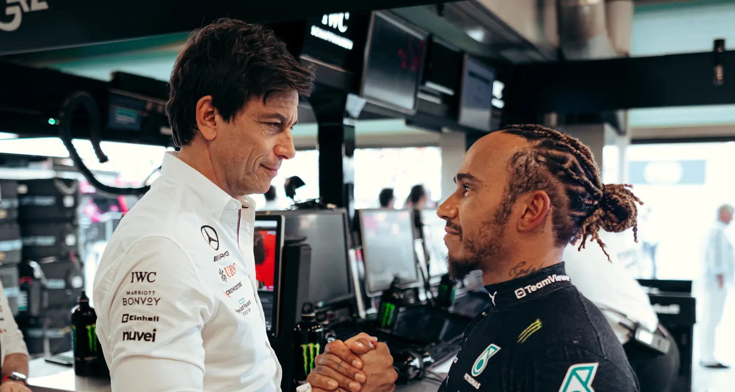 Toto Wolff i Lewis Hamilton - Mercedes-AMG Petronas Formula One Team / © Mercedes-AMG Petronas Formula One Team / LAT Images