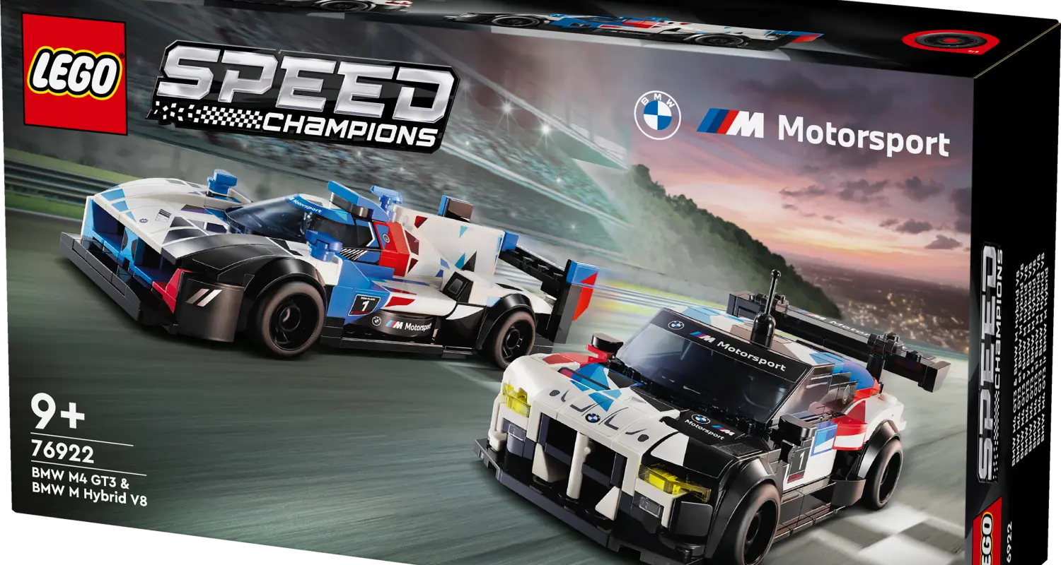 LEGO® Speed Champions BMW M4 GT3 & BMW M Hybrid V8 Race Cars / © Lego LEGO® Speed Champions BMW M4 GT3 & BMW M Hybrid V8 Race Cars / © Lego