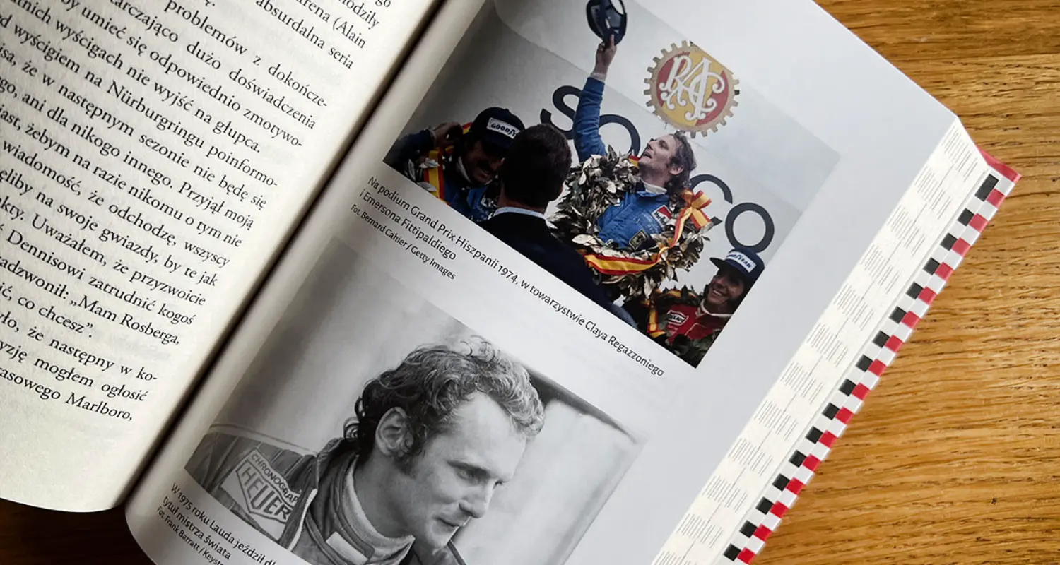 Niki Lauda. Do piekła i z powrotem / © Wydawnictwo SQN Niki Lauda. Do piekła i z powrotem / © Wydawnictwo SQN