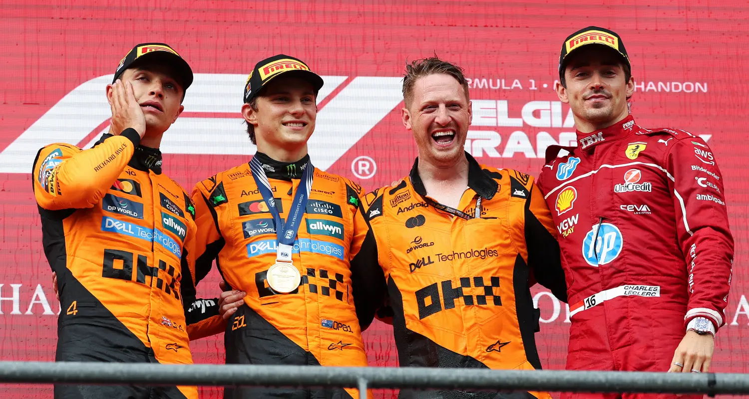 Podium Grand Prix Belgii 2025 / © Pirelli Motorsport