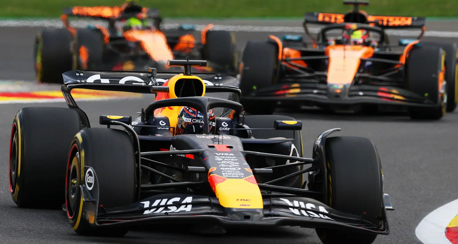 Max Verstappen, Oscar Pastri i Lando Norris / © Getty Images / Red Bull Content Pool